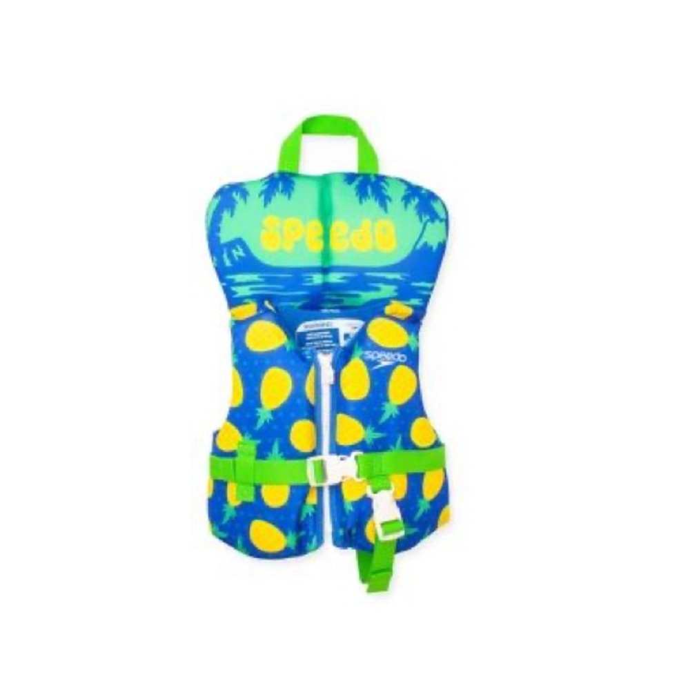 Speedo Infant Aquaprene Life Jacket featuring a pineapple pattern